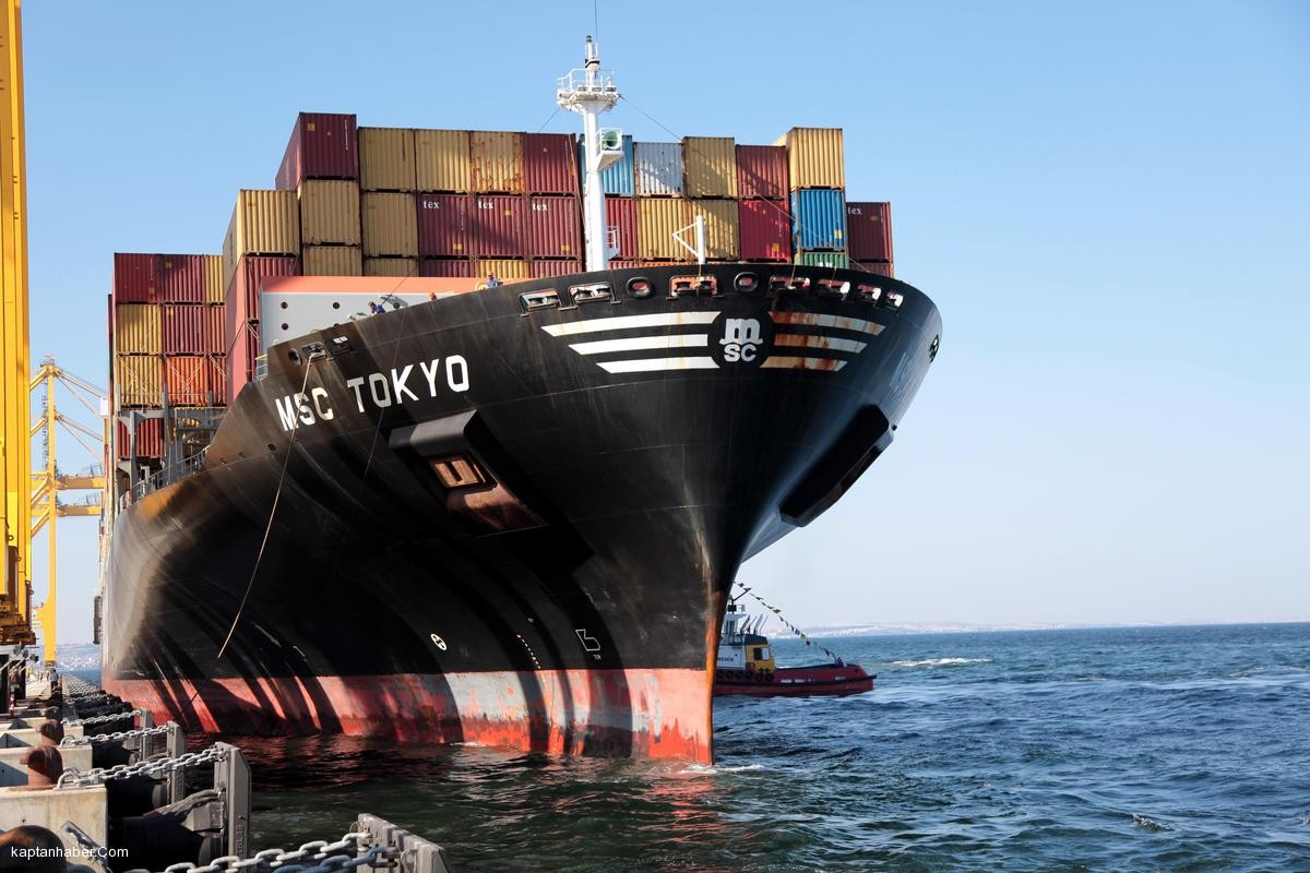 MSC TOKYO Asyaport&#039;ta Törenle Karşılandı